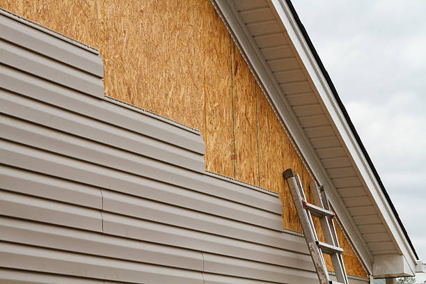 Professional Siding Installation technician working in Holly Hill, FL